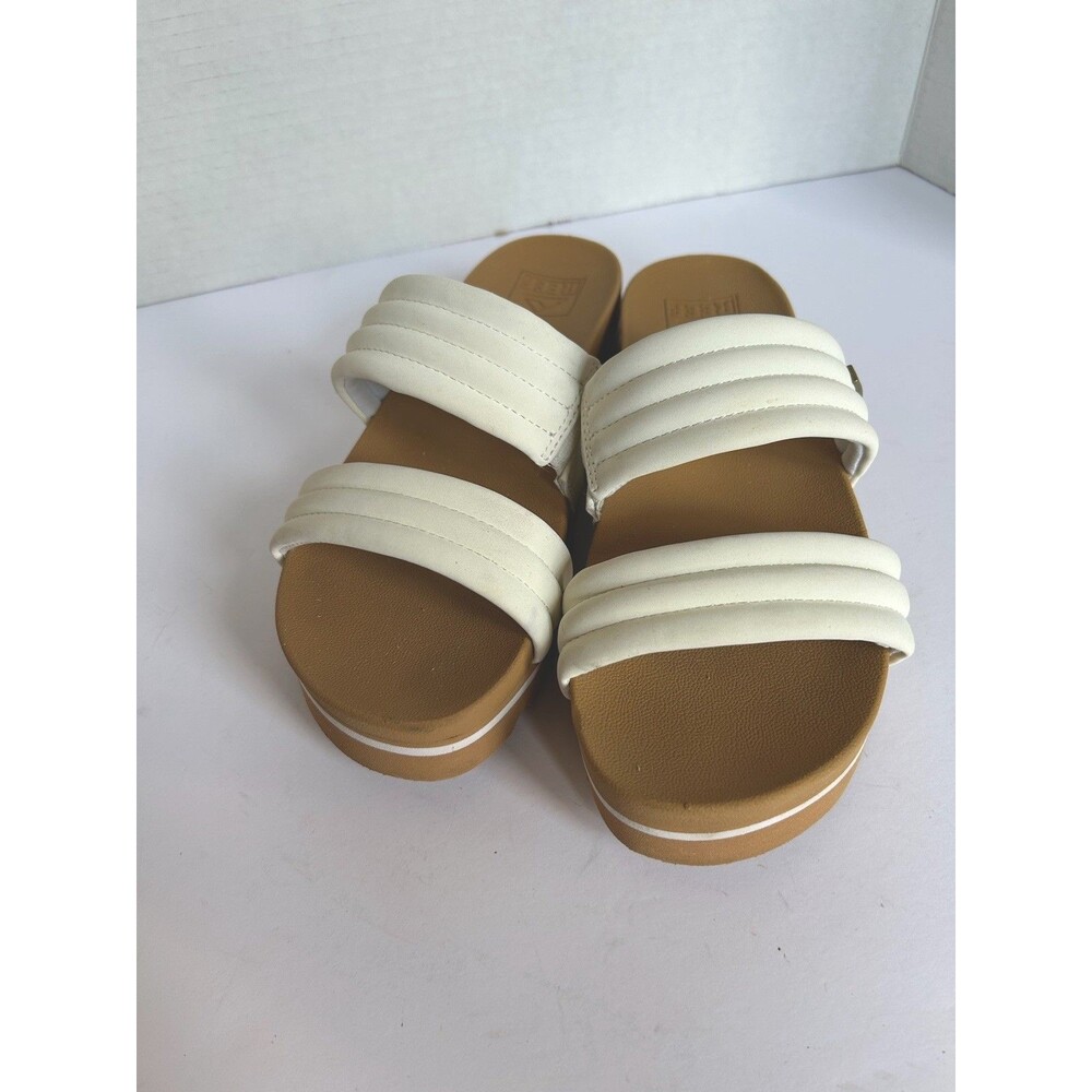 Great Cond.! Reef Cushion Kaia 2 Bar Women's 7 Sandal Arch Support Lightweight